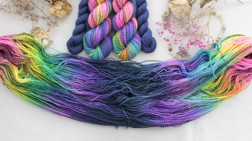 "Neon Fun" - ZEBRA Merino sw/nylon 365m - set 120g