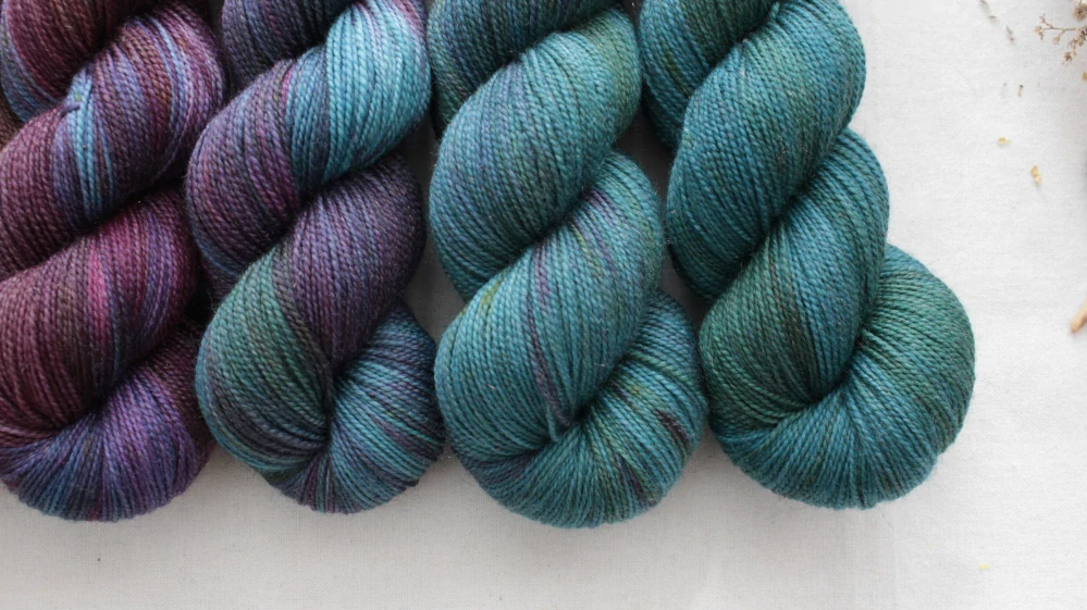 "Fade 3" 600g - merino sw/nylon/Bronze stellina 400m