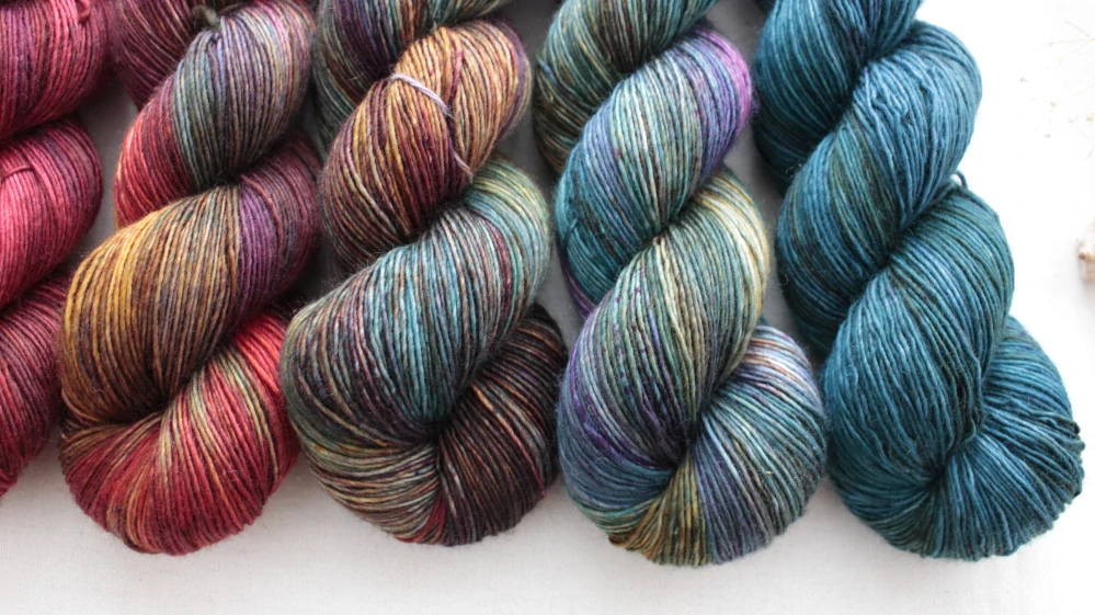 "Fade set 9" - 500g Single MERINO 366m