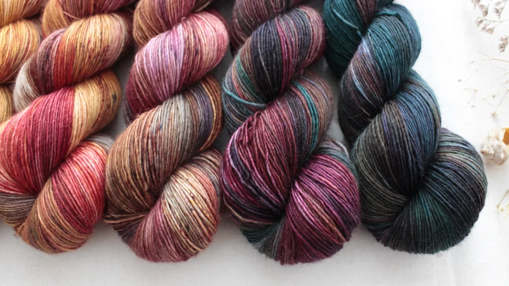 "Fade set 10" - 500g Single MERINO 366m