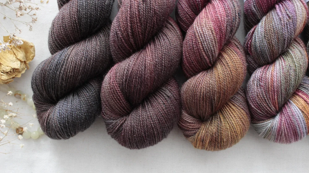 "Fade 6" 500g merino sw/nylon/Bronze stellina 400m