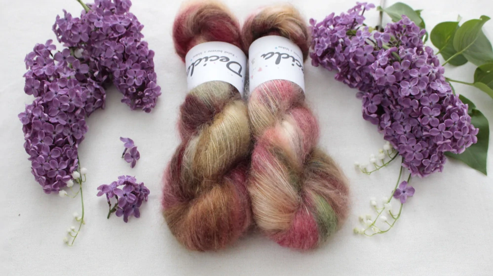 "Baskara"- 75% superkid mohér/25%hedvábí 420m/50g