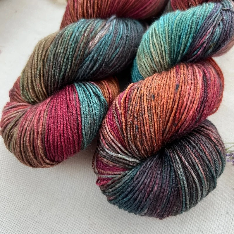 "Autumn love 2" 80% merino 20% hedvábí 400m 