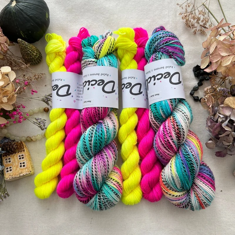 "Neon balm 7" - ZEBRA Merino sw/nylon 365m set 140g