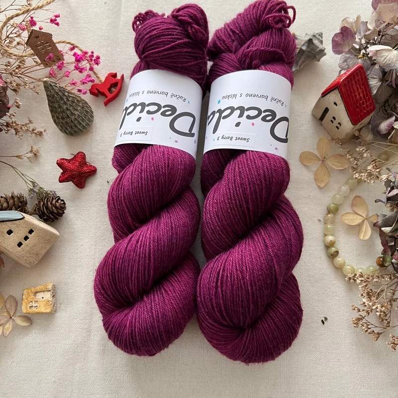 "Sweet Berry 3" EXTRA Merino sw/polyamid 400m/100g