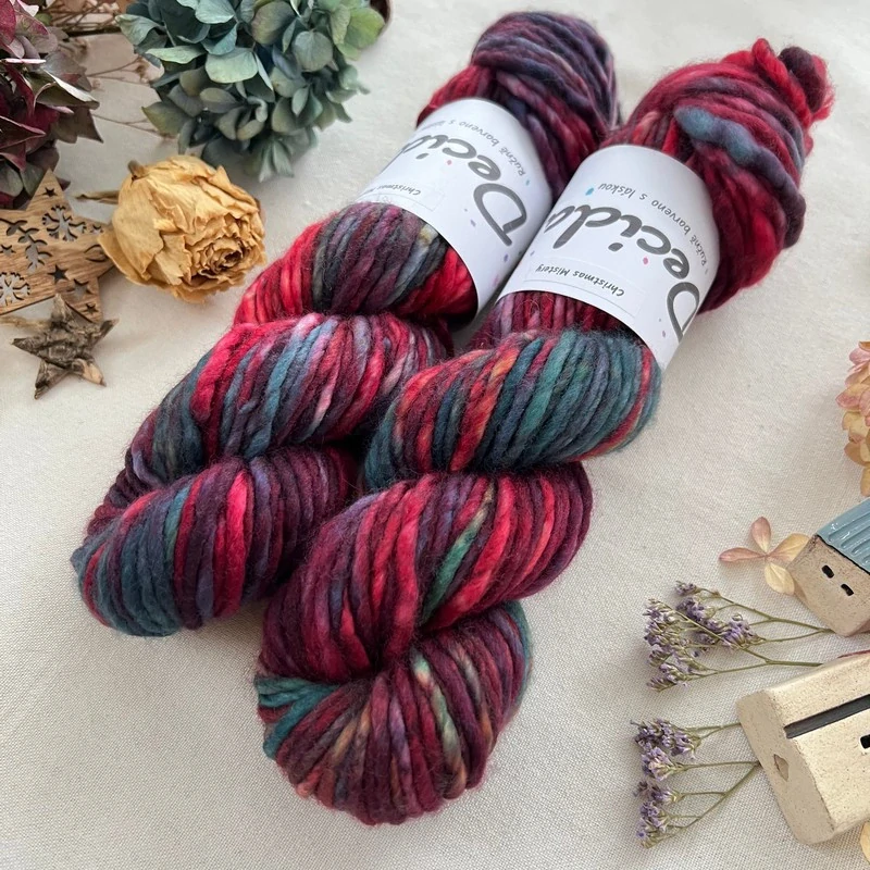 "Christmas Mystery" 100% merino sw 70m