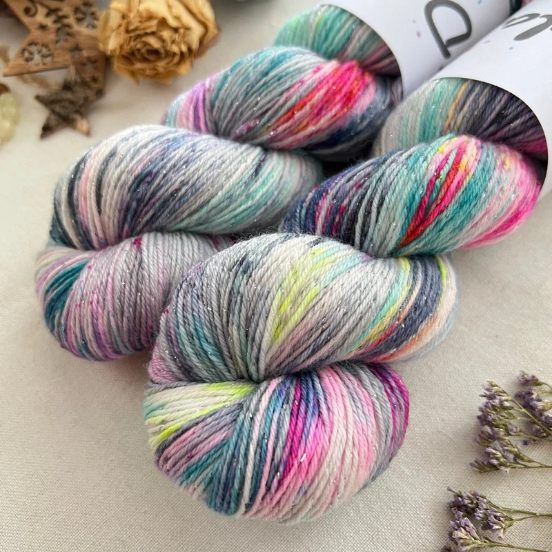 "Brilho do Inverno" - EXTRA Merino sw/polyamid/Lurex 400m/100g