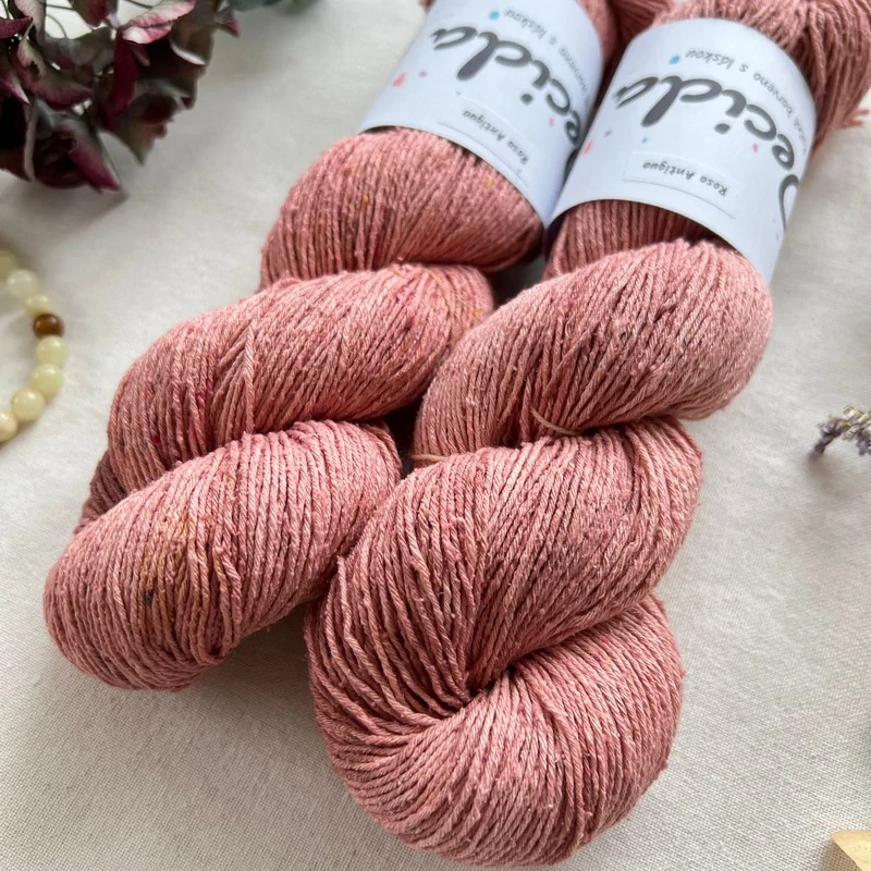 "Rosa Antigua" - Buretové hedvábí 300m/100g