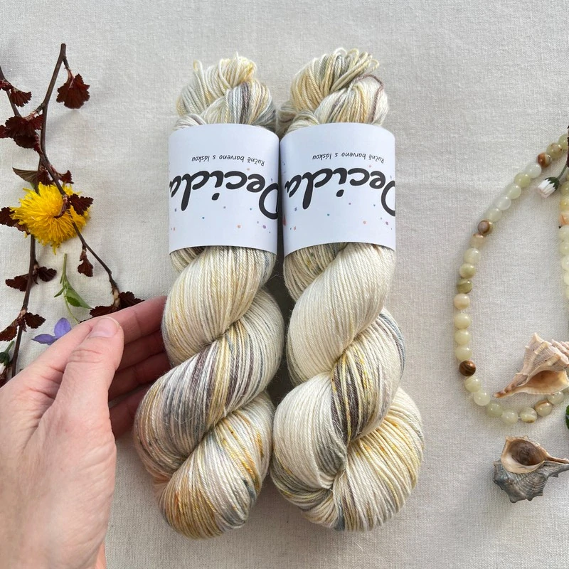 "Soren" 60% merino 20% hedvábí 20% len 400m 