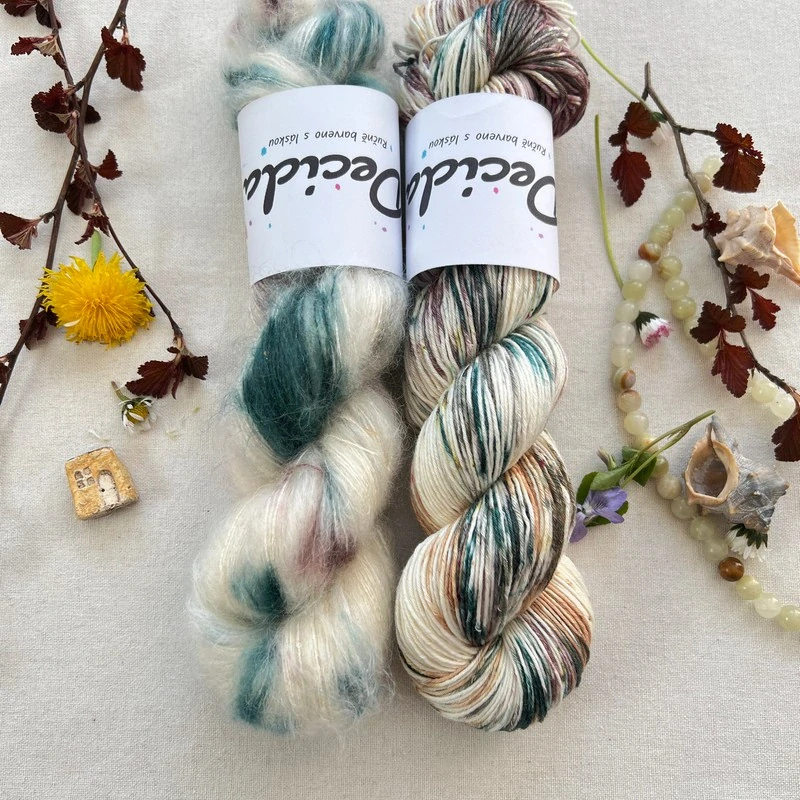 "Adrian" 80% merino sw 20% hedvábí 400m 