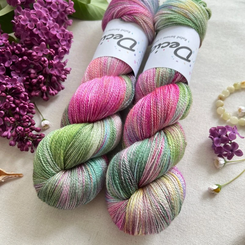 "Pastel Riot 2" merino/hedvábí 50/50 600m 