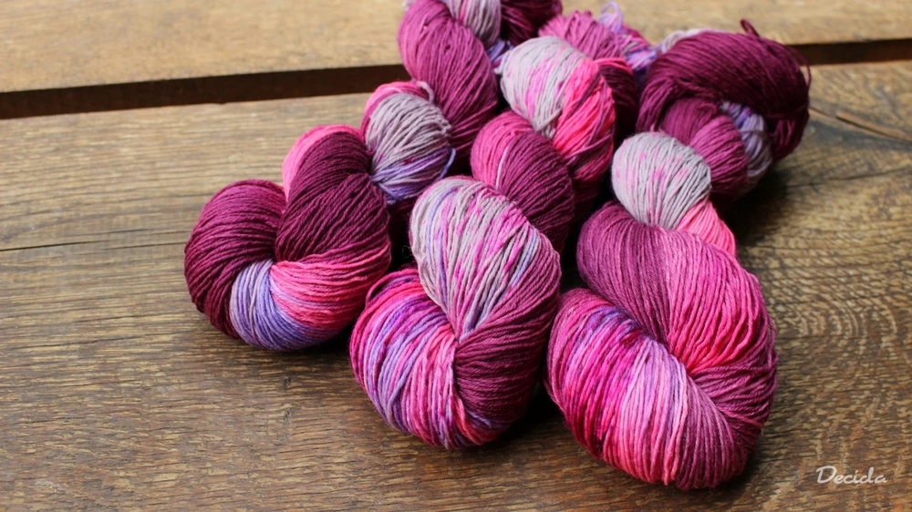 "Pink purple gray" extra MERINO se sw 3mm