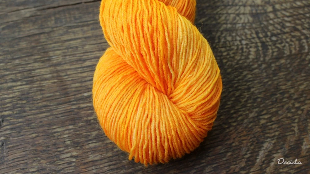 "Šťavnatá mandarinka"  extra MERINO se sw 3mm