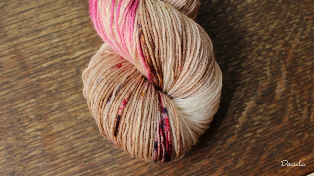 "Čokoláda s višněmi 1" extra MERINO se sw 3mm