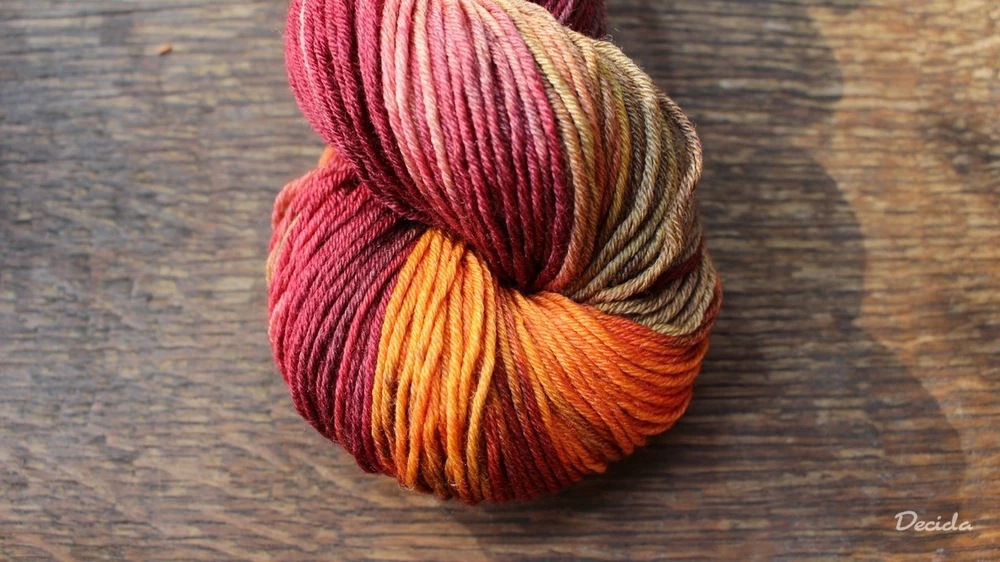 "Podzimní dny" Merino/hedvábí 4mm 