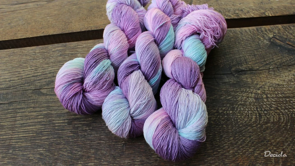 "Bub bubble" Merino/hedvábí 2mm