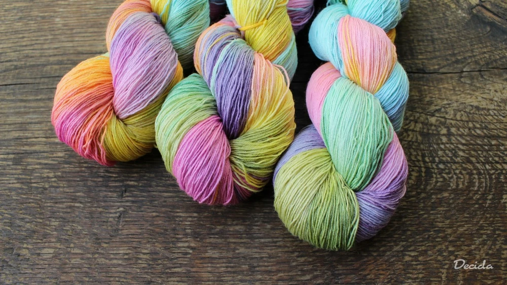 "Pastel"  Merino/hedvábí 2mm