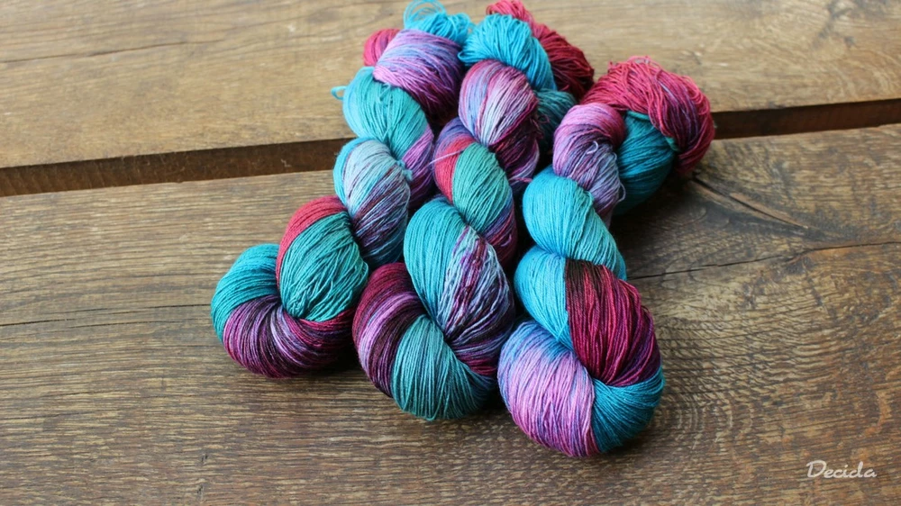 "Ráj pro Menhadeny 1"  Merino/hedvábí 2mm