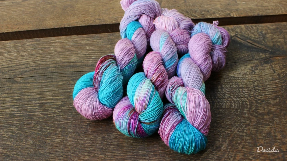 "Ráj pro Menhadeny 3"  Merino/hedvábí 2mm