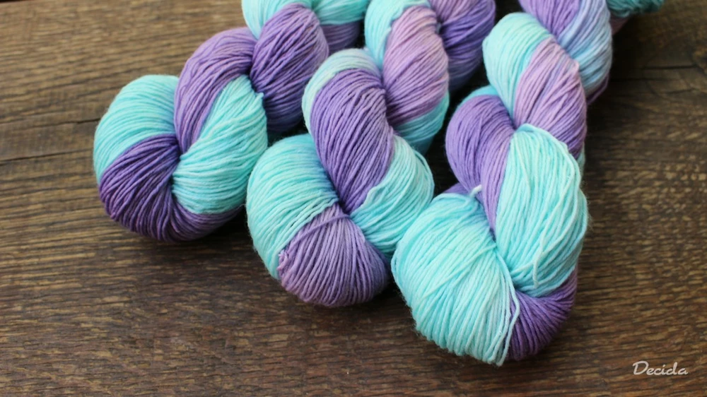 "Pomněnky - tmavší"  extra MERINO se sw 3mm