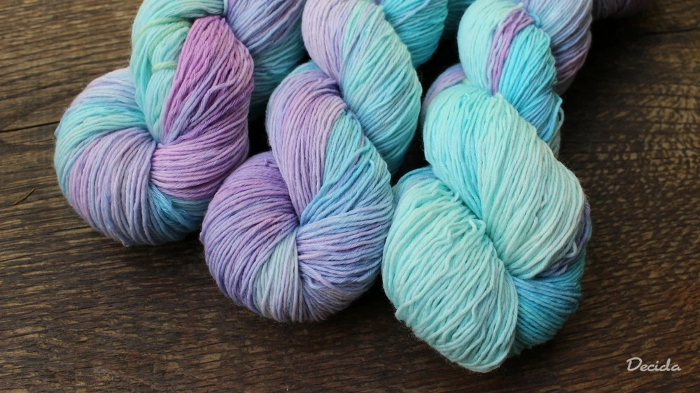 "Pomněnky - světlejší" extra MERINO se sw 3mm