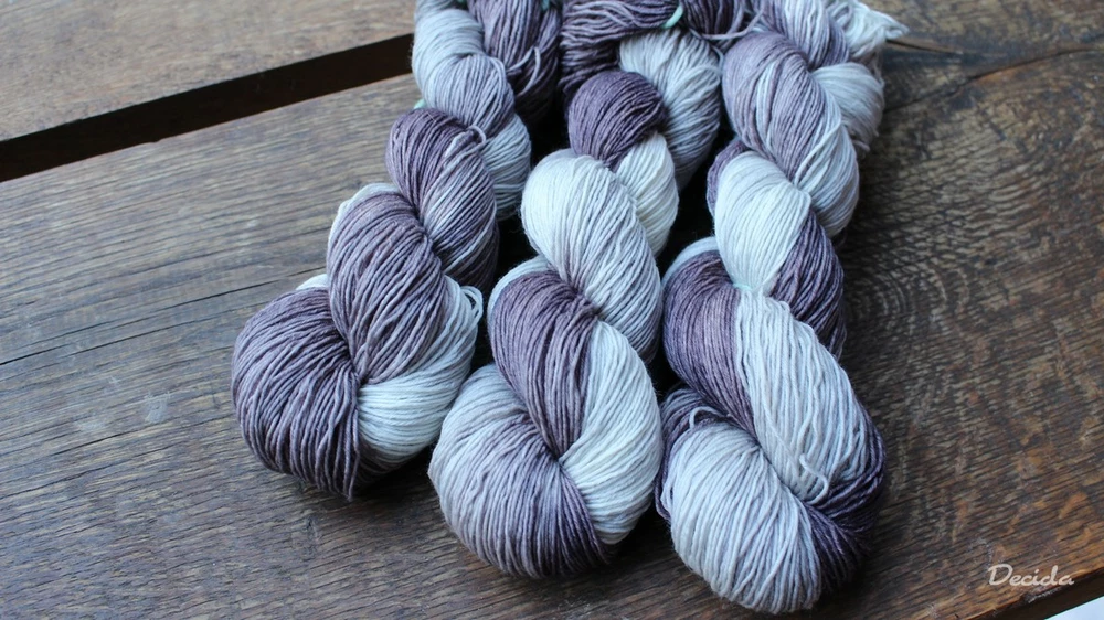 "Šedá v šedi"  extra MERINO se sw 3mm