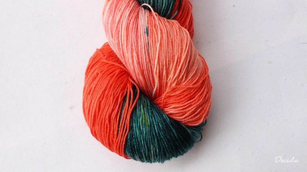 "Salmon"  Merino/hedvábí 2mm
