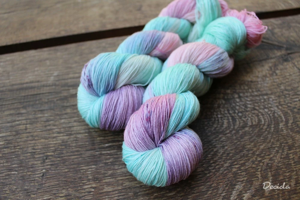 "Bubble 1"  Merino/hedvábí 2mm