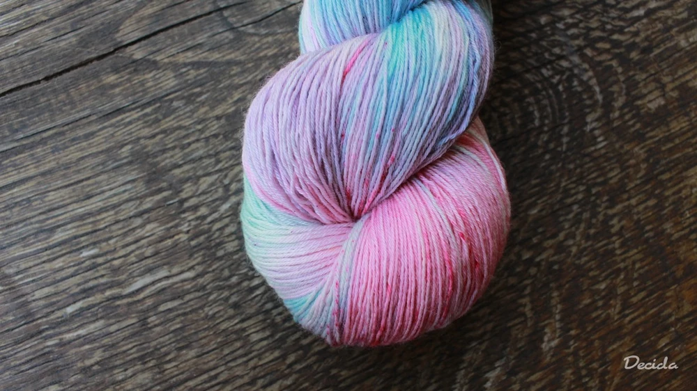 "Bubble 2"  Merino/hedvábí 2mm