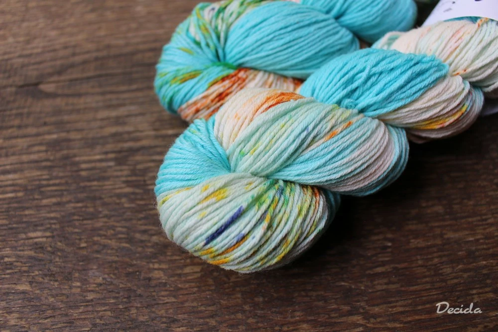 "Skies 2" Merino/hedvábí 4mm 