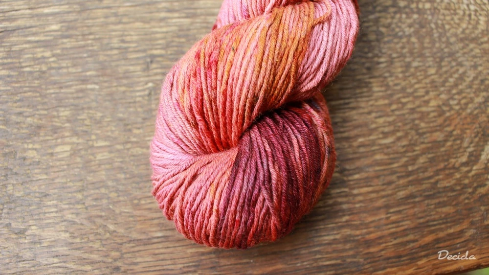 "Rozinky" Merino/hedvábí 4mm