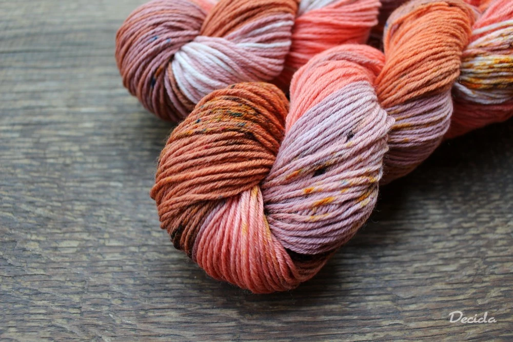 "Zemitá energie" Merino/hedvábí 4mm 