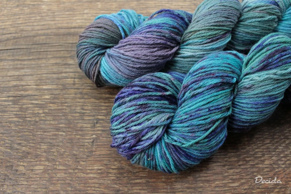 "Posvátná voda" Merino/hedvábí 4mm 