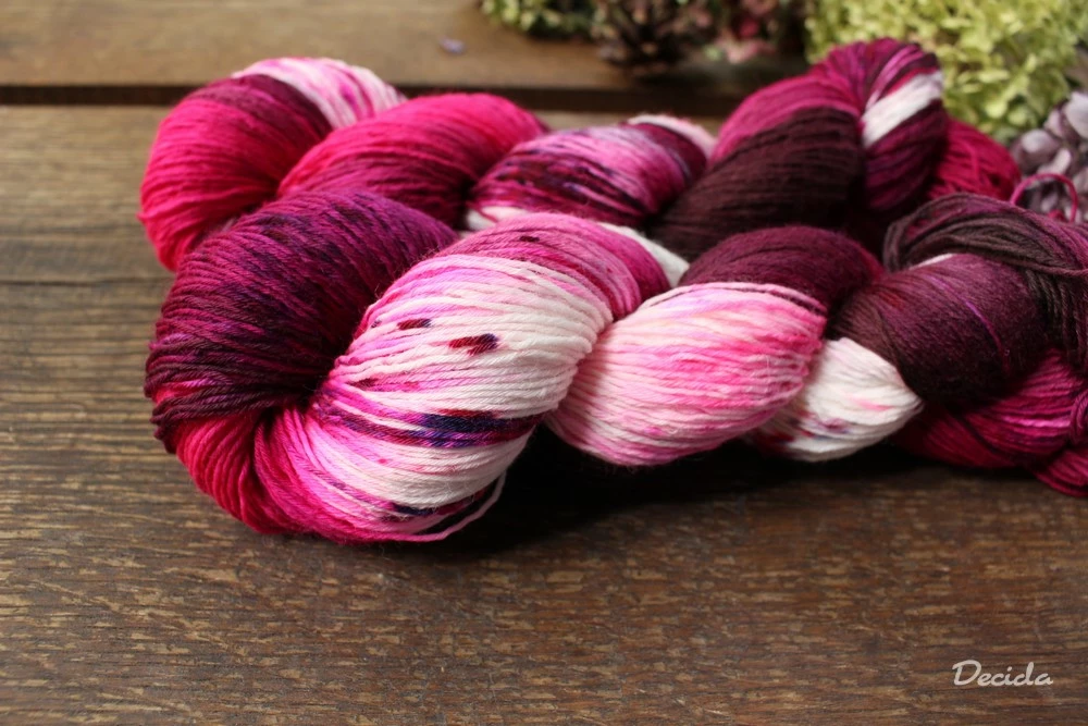 "Hot pinkí isla" extra MERINO se sw 3mm
