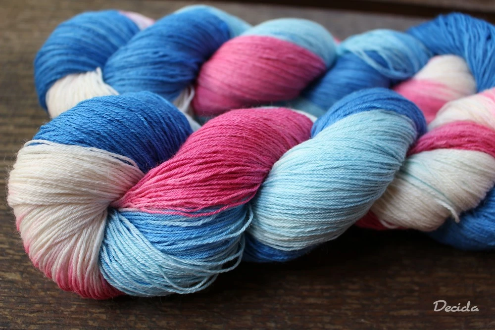 "Greek paradise" merino/hedvábí 2mm