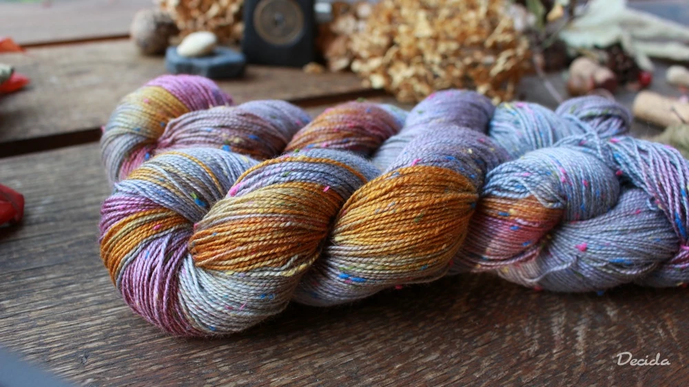 "Toužím" - merino a Donegal neps