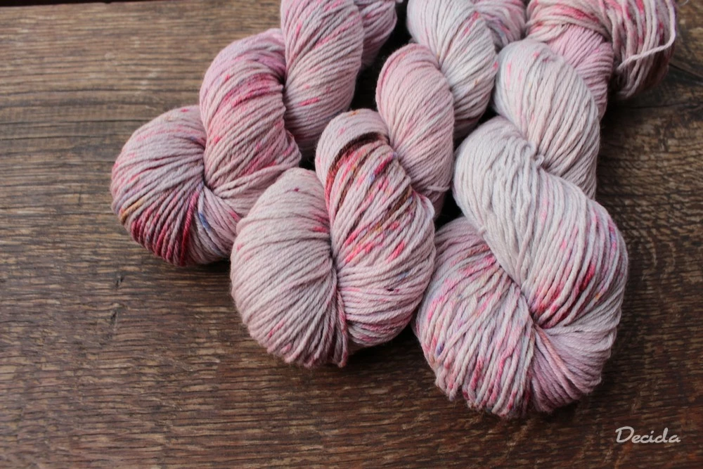 "Mauve Taupe" Merino/hedvábí 4mm 