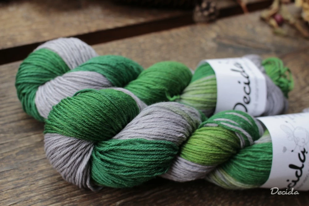 "Grinch" Merino/hedvábí 4mm 