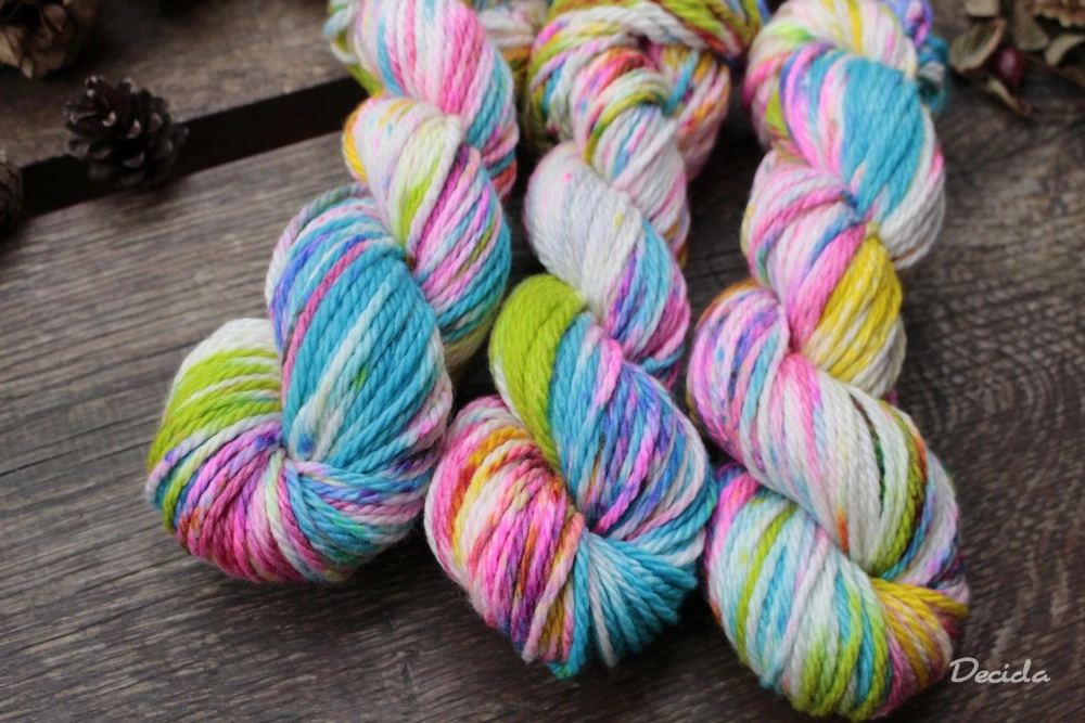 "Bonbónky" Chunky merino sw 100m/100g