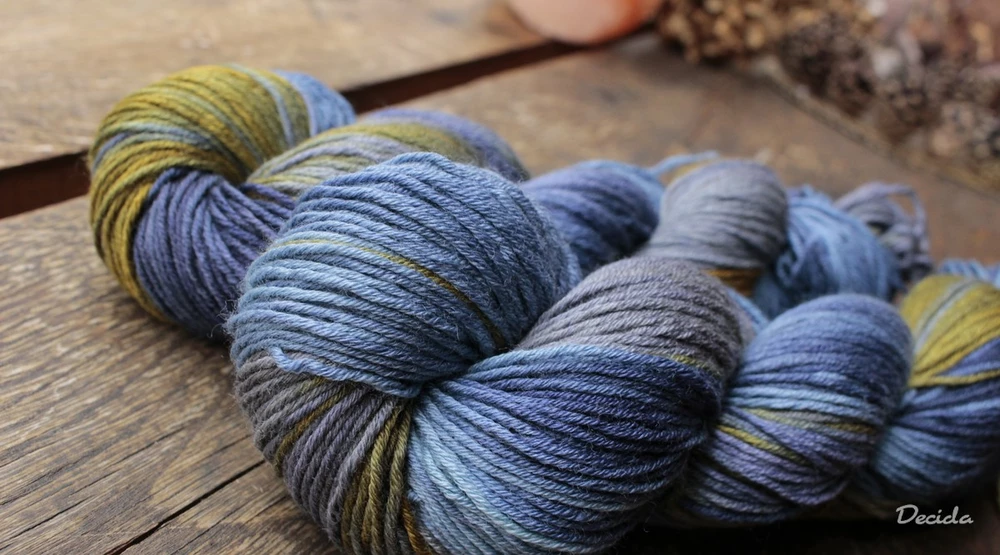 "Poustevník" Merino/hedvábí 4mm 