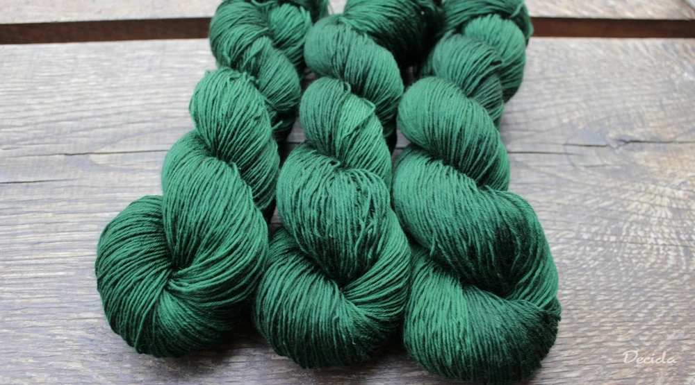 "Green emerald" -  extra MERINO se sw 3mm