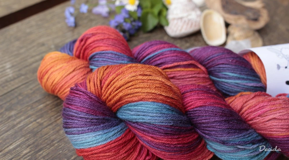 "Florencia" Merino/hedvábí 4mm 