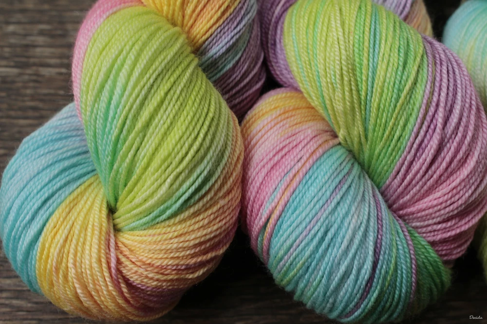 "Pastelky" - 70%merino/10%kašmír/20%hedvábí