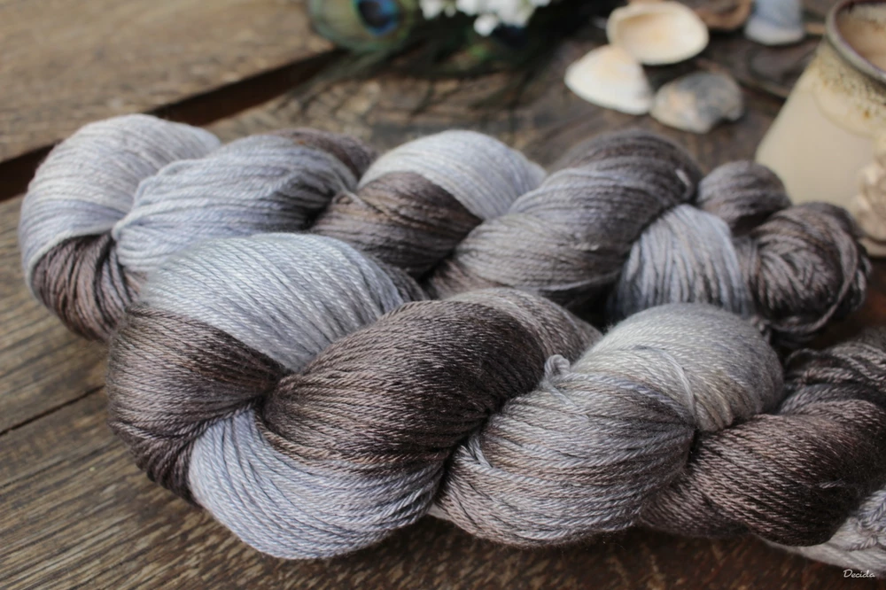 "Cinzento" merino/hedvábí 50/50 