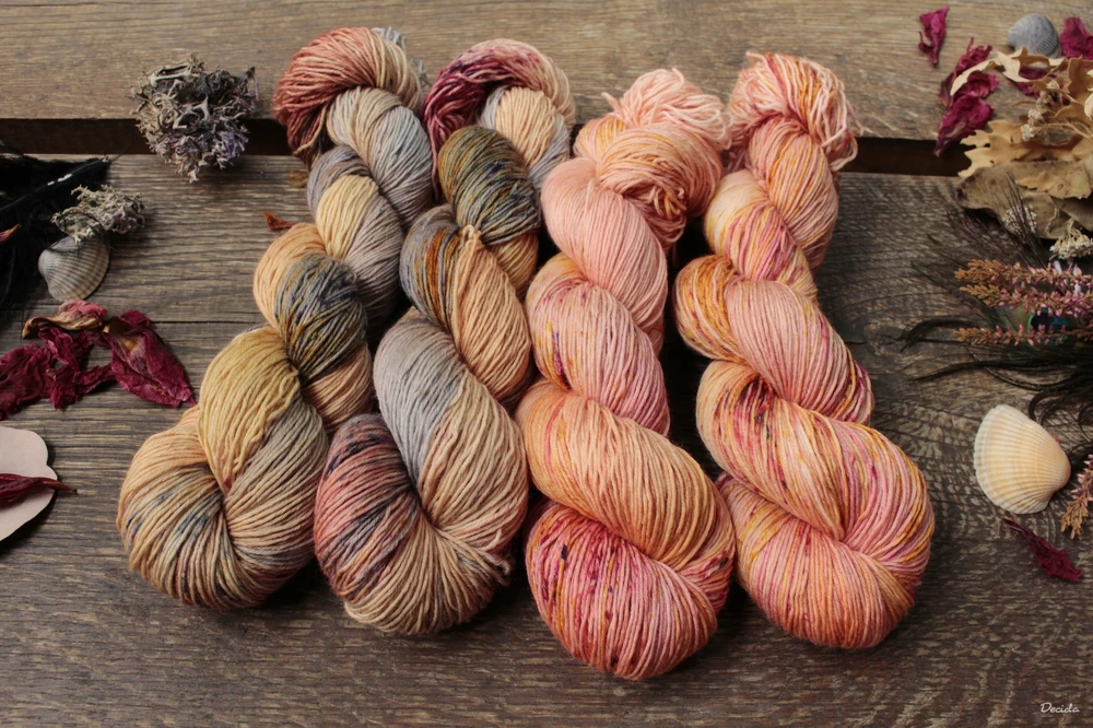 "Sladké broskve" -  extra MERINO se sw 3mm