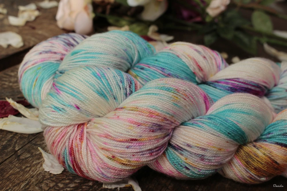 "Ofrkaná" - 70%merino/10%kašmír/20%hedvábí