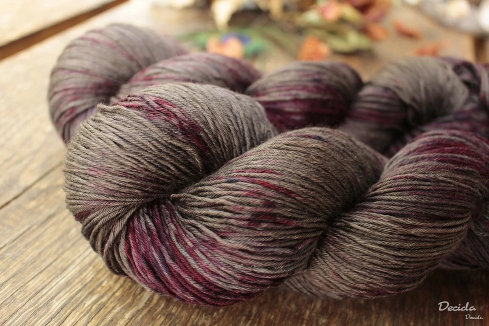 "Dark Burgund 2" -  extra MERINO se sw 3mm