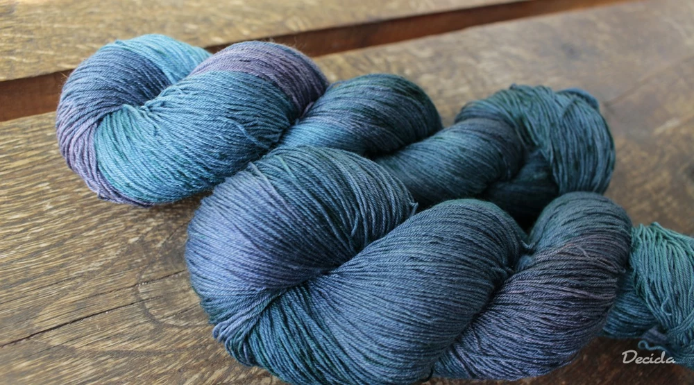 "Sea" merino/hedvábí 2mm