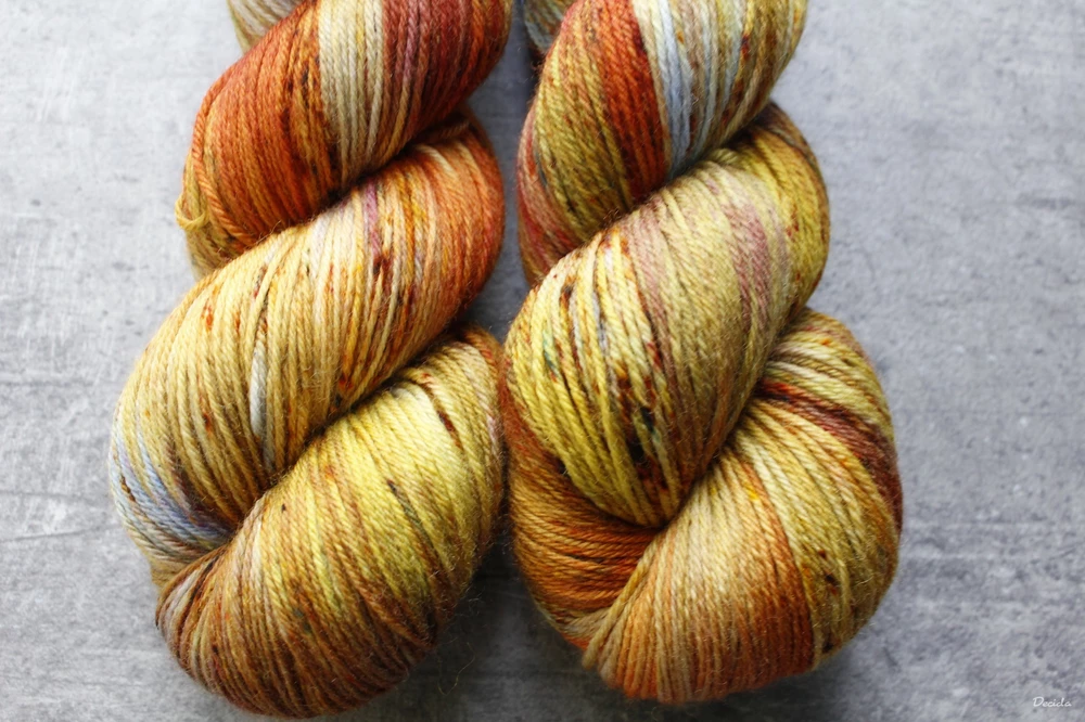 "Autumn sunrise" EXTRA Merino sw/polyamid 365m/100g