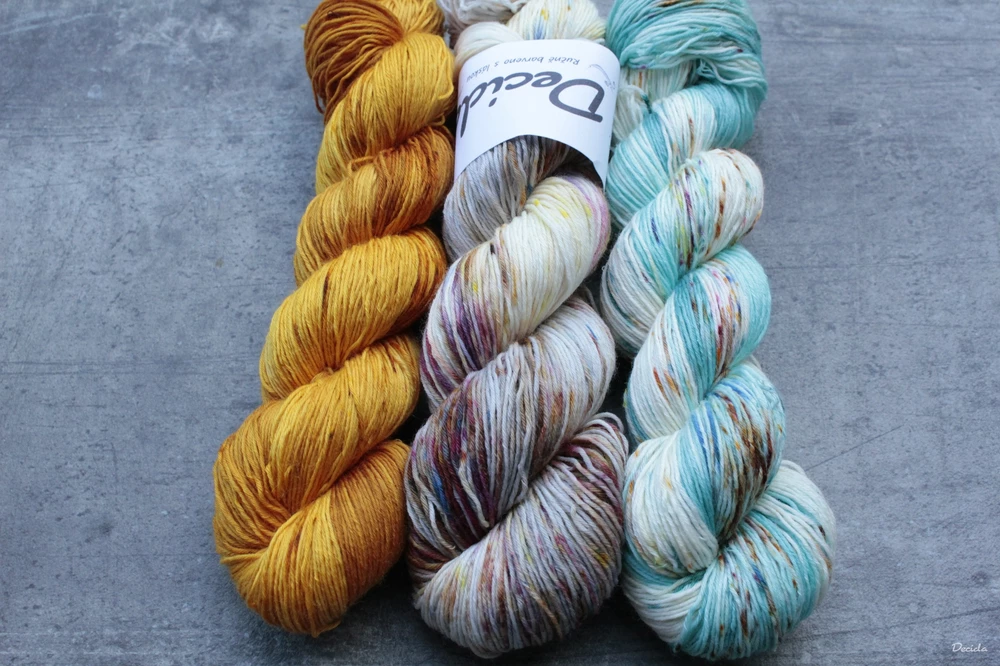 "Mustard seeds" -  extra MERINO se sw 3mm